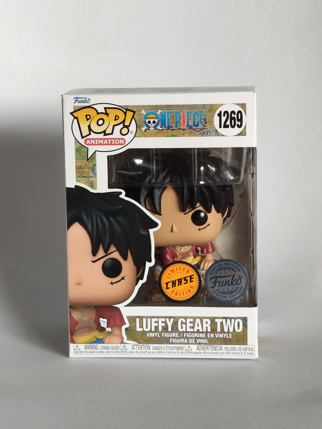 Funko Pop! One Piece: Luffy Gear Two #1269 (Haki Arm Chase / Special Edition)