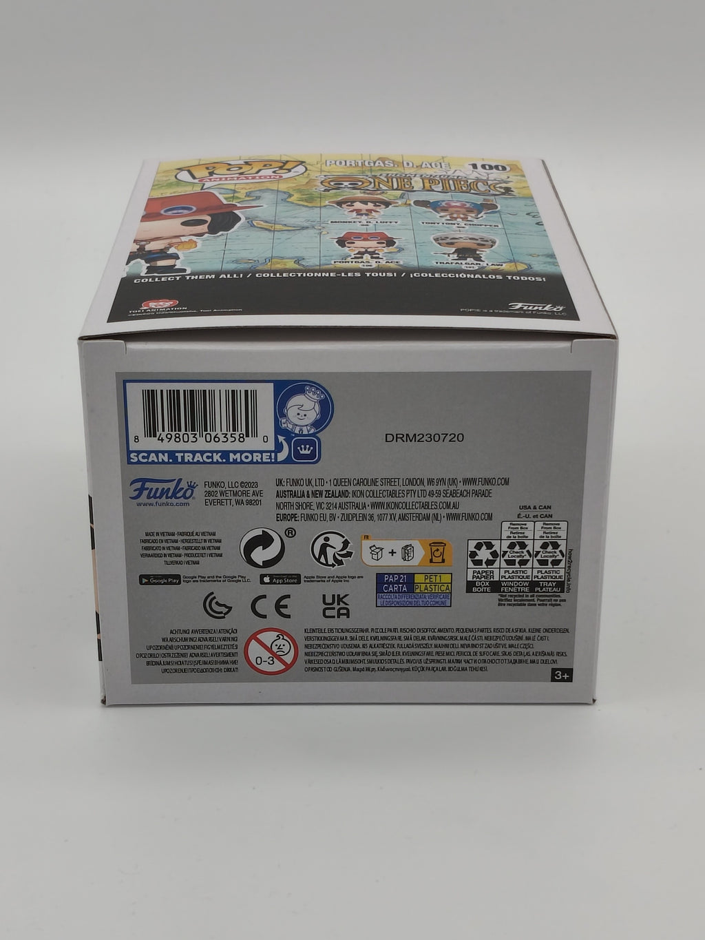 Funko Pop! Animation: One Piece – Portgas D. Ace #100 (2023 Re-release) – Near Mint