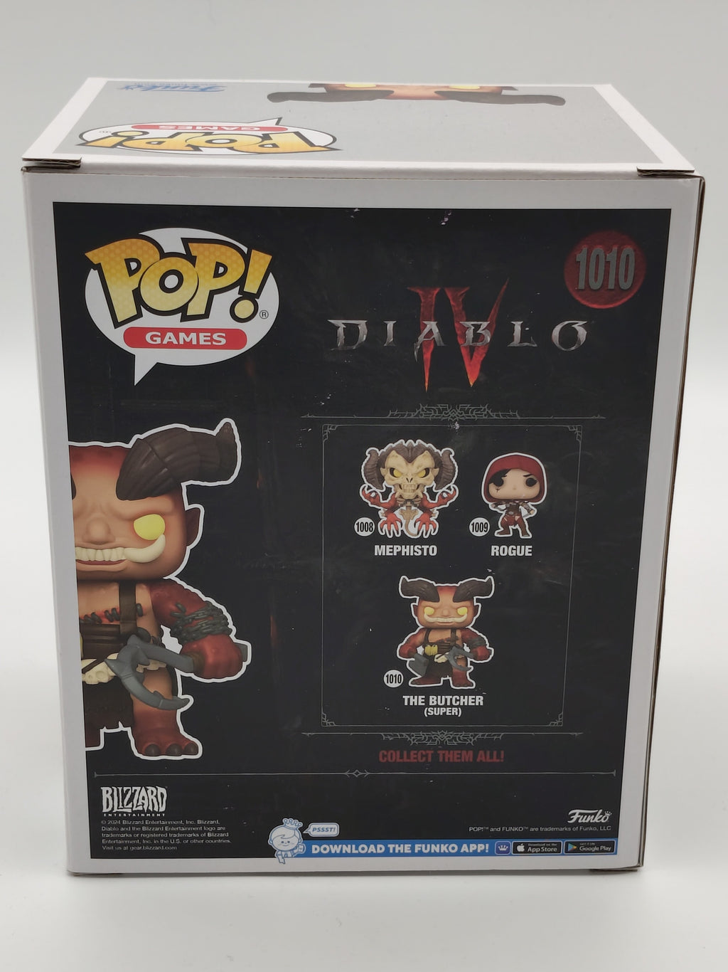 Funko Pop! Games: Diablo IV – The Butcher #1010 (Super Sized 6") – Excellent Box
