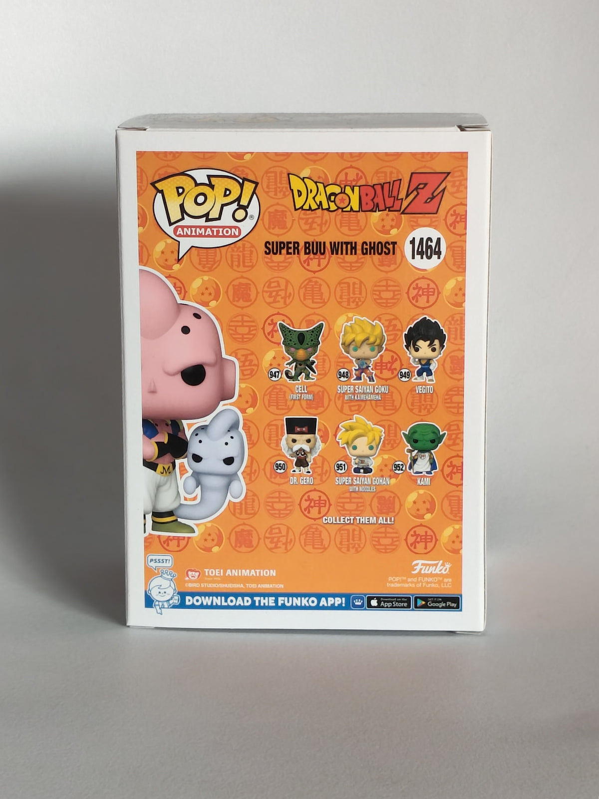 Funko Pop! Dragon Ball Z: Super Buu With Ghost #1464 (Glow Chase)