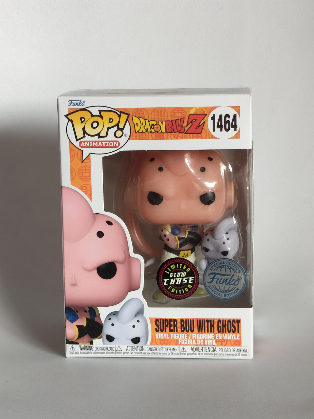 Funko Pop! Dragon Ball Z: Super Buu With Ghost #1464 (Glow Chase)