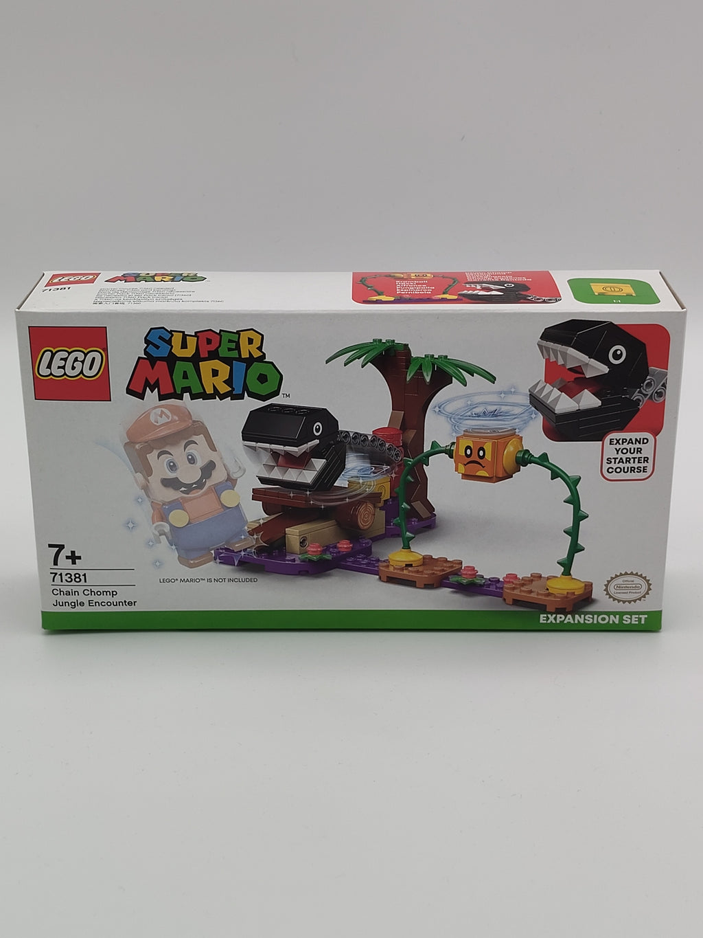 LEGO Super Mario: Chain Chomp Jungle Encounter Expansion Set 71381 (New/Sealed)