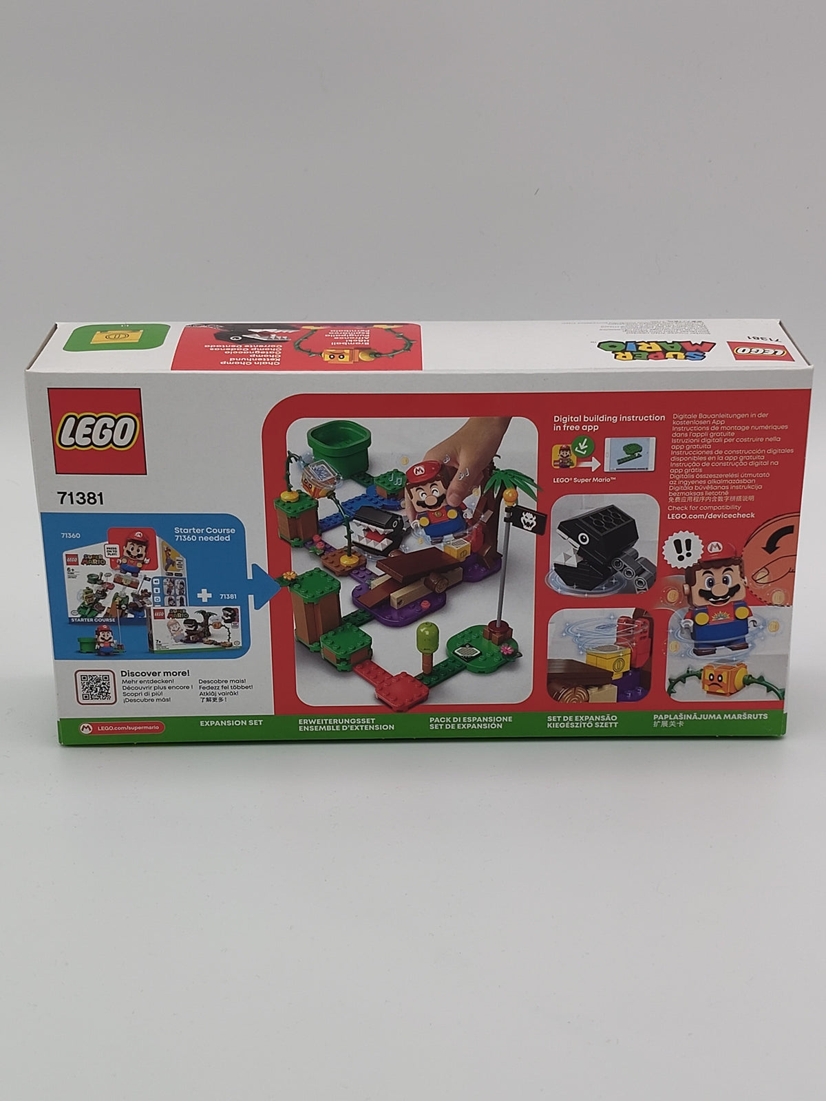 LEGO Super Mario: Chain Chomp Jungle Encounter Expansion Set 71381 (New/Sealed)