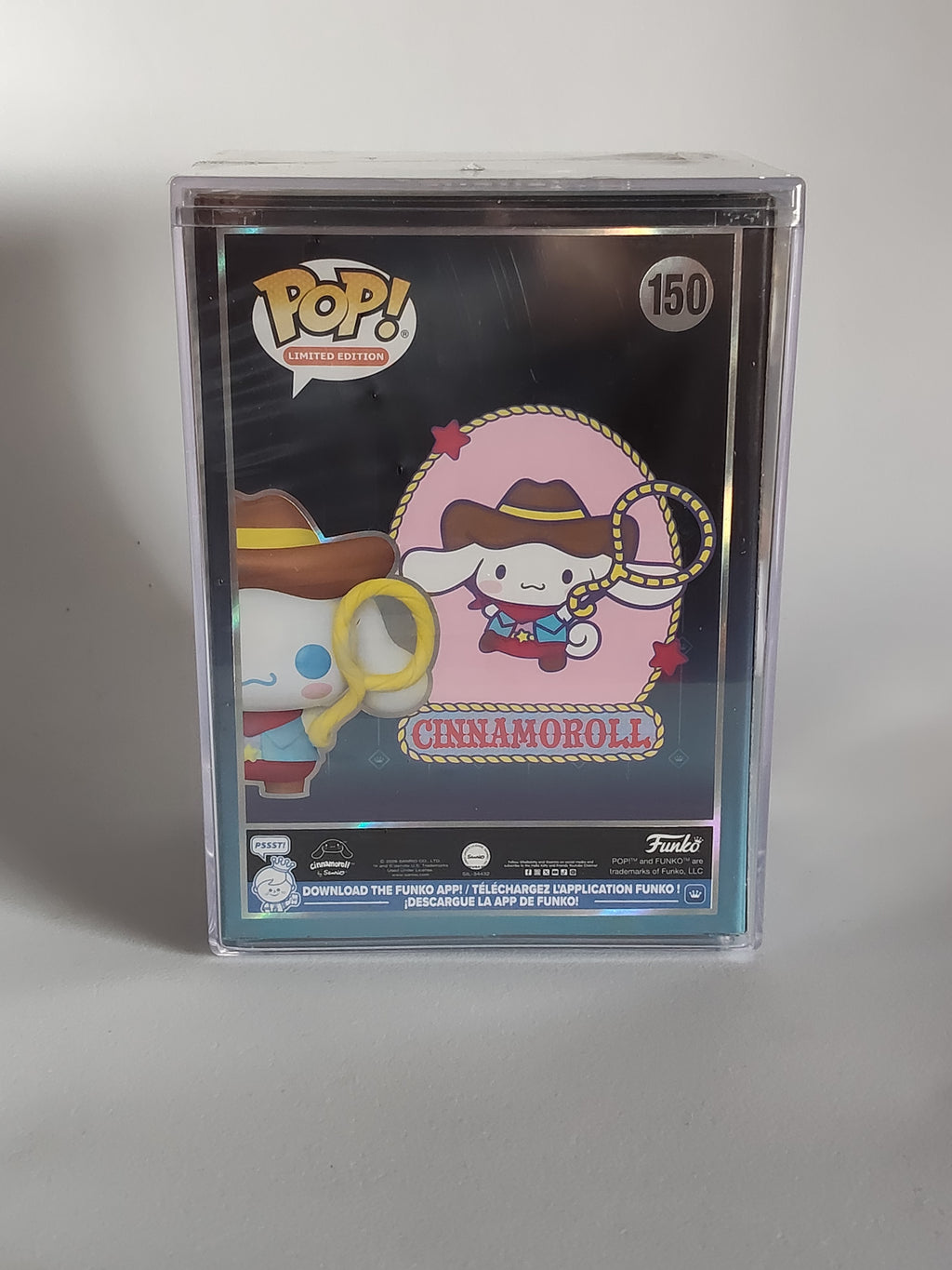 Funko Pop! Sanrio – Cinnamoroll (Cowboy) #150 Limited Edition (750 pcs) – Factory Sealed in Hard Protector