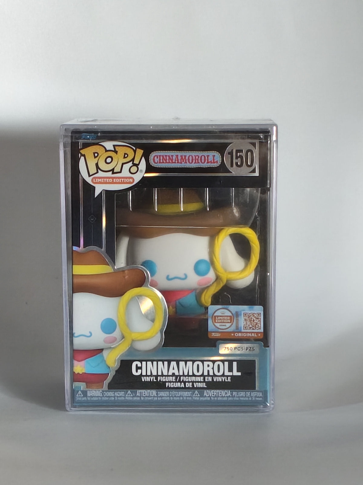 Funko Pop! Sanrio – Cinnamoroll (Cowboy) #150 Limited Edition (750 pcs) – Factory Sealed in Hard Protector