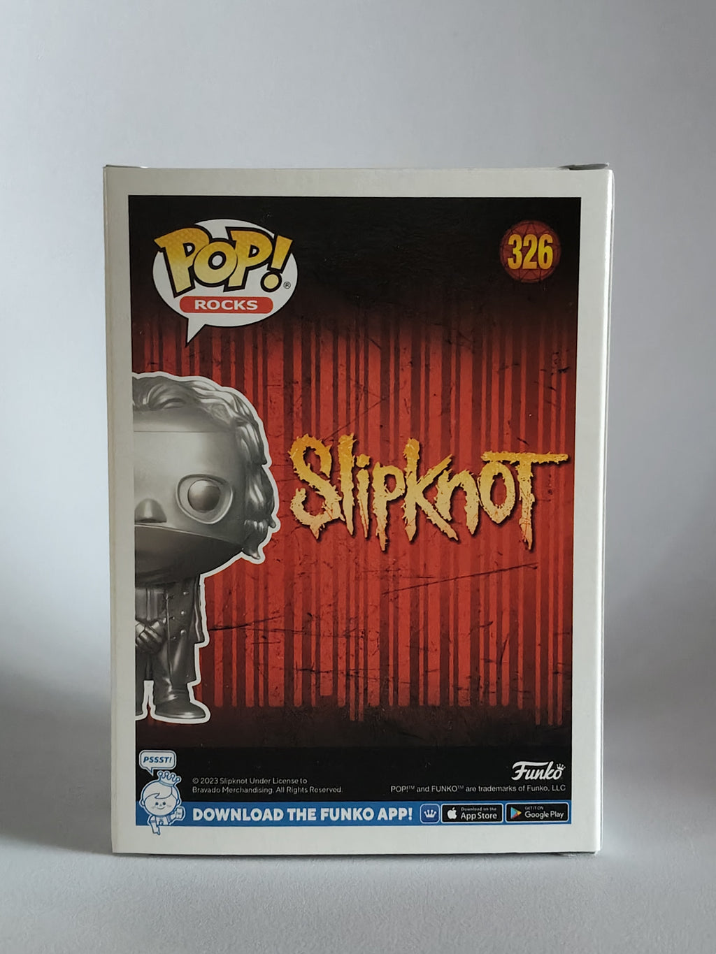 Funko Pop! Rocks: Slipknot – Corey Taylor (Metallic) #326 Special Edition