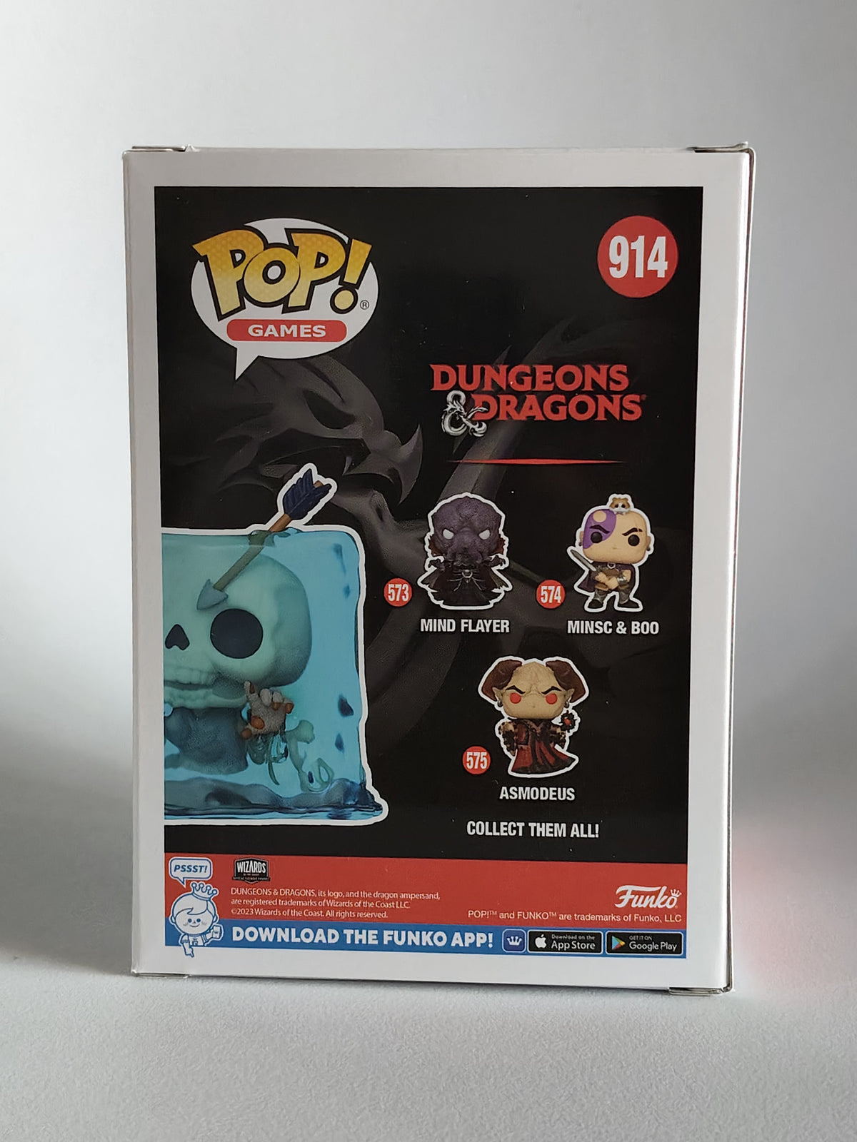Funko Pop! Games: Dungeons & Dragons – Gelatinous Cube #914 2023 Wondrous Convention Exclusive (Near Mint)