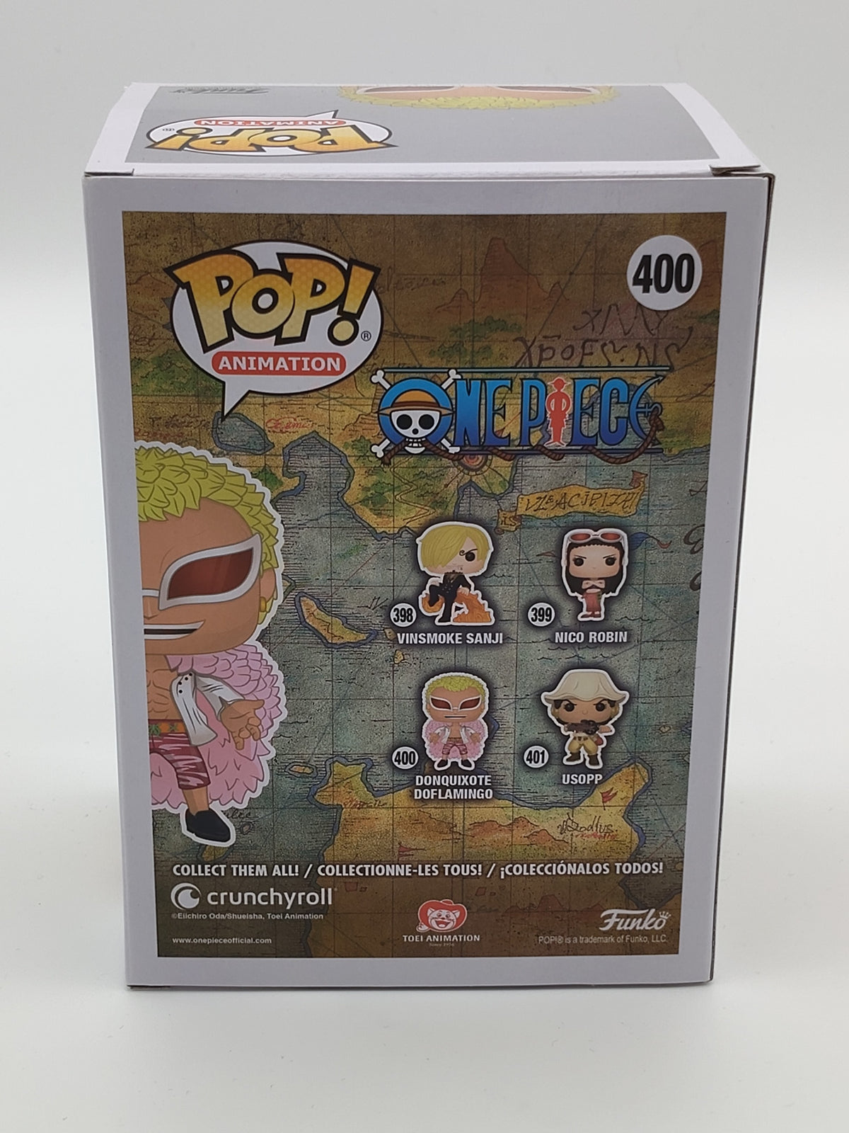 Funko Pop! Animation: One Piece – Donquixote Doflamingo #400 (2023 Re-release) – Excellent Box