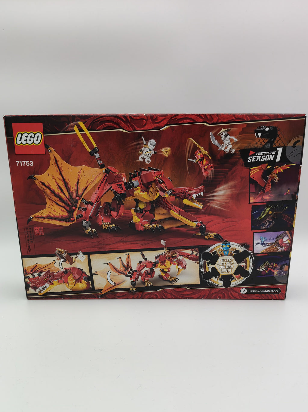 LEGO NINJAGO Legacy: Tulilohikäärmeen hyökkäys Set 71753 (New / Sealed - Near Mint)
