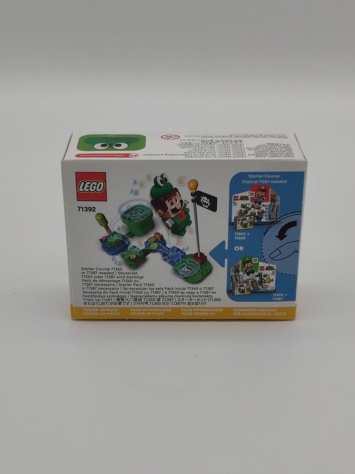 LEGO Super Mario: Frog Mario – Tehostuspakkaus Set 71392 (New / Sealed - Near Mint)