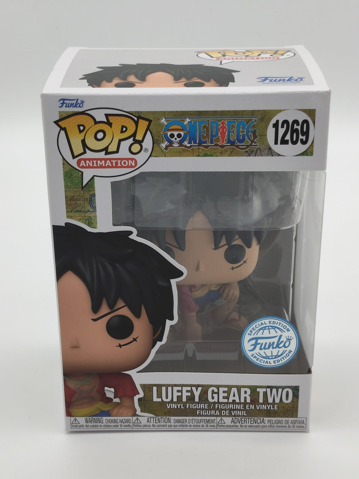 Funko Pop! Animation: One Piece – Luffy Gear Two #1269 (Special Edition) – Near Mint
