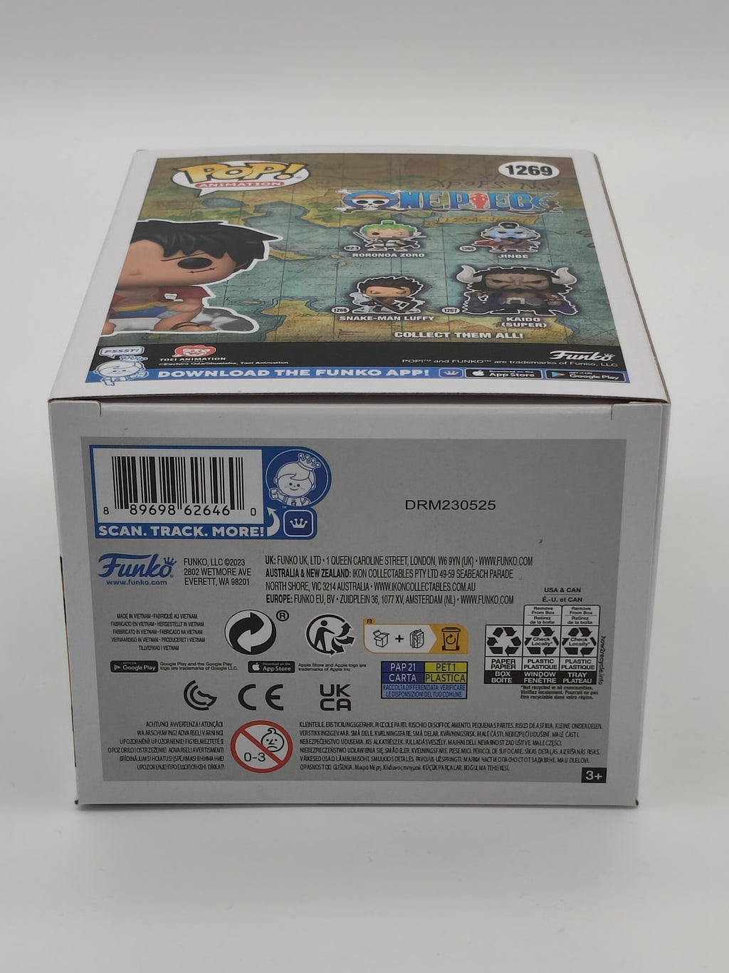 Funko Pop! Animation: One Piece – Luffy Gear Two #1269 (Special Edition) – Near Mint