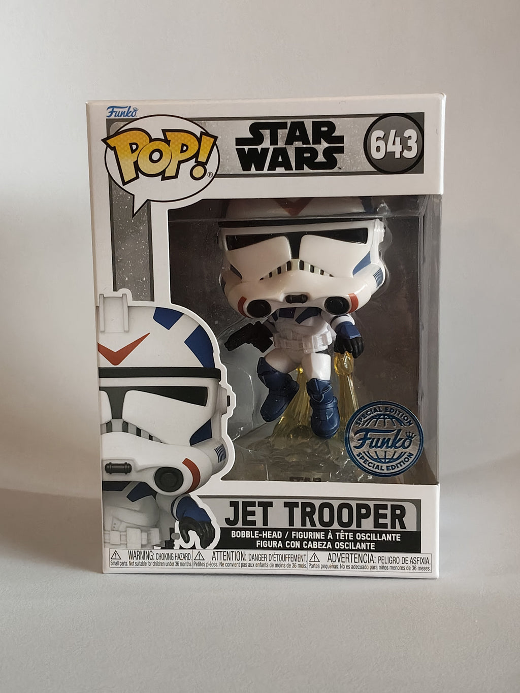 Funko Pop! Star Wars: Gaming Greats (Battlefront II) – Jet Trooper #643 Special Edition (Near Mint)