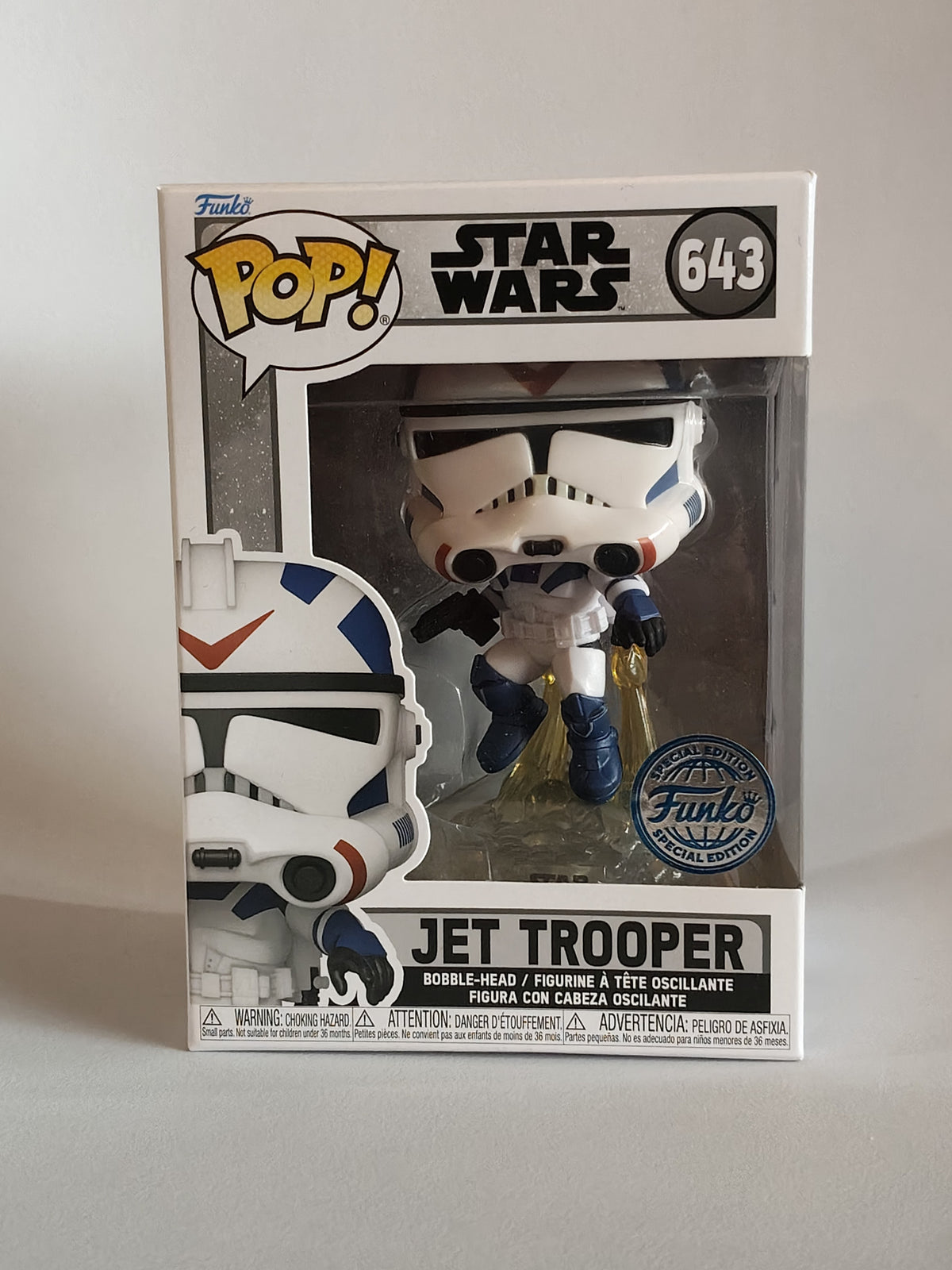 Funko Pop! Star Wars: Gaming Greats (Battlefront II) – Jet Trooper #643 Special Edition (Near Mint)