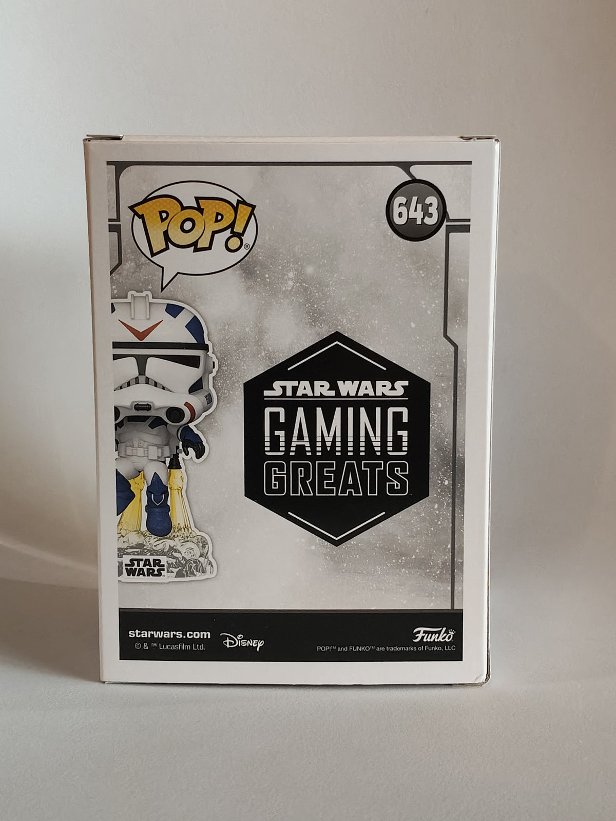 Funko Pop! Star Wars: Gaming Greats (Battlefront II) – Jet Trooper #643 Special Edition (Near Mint)