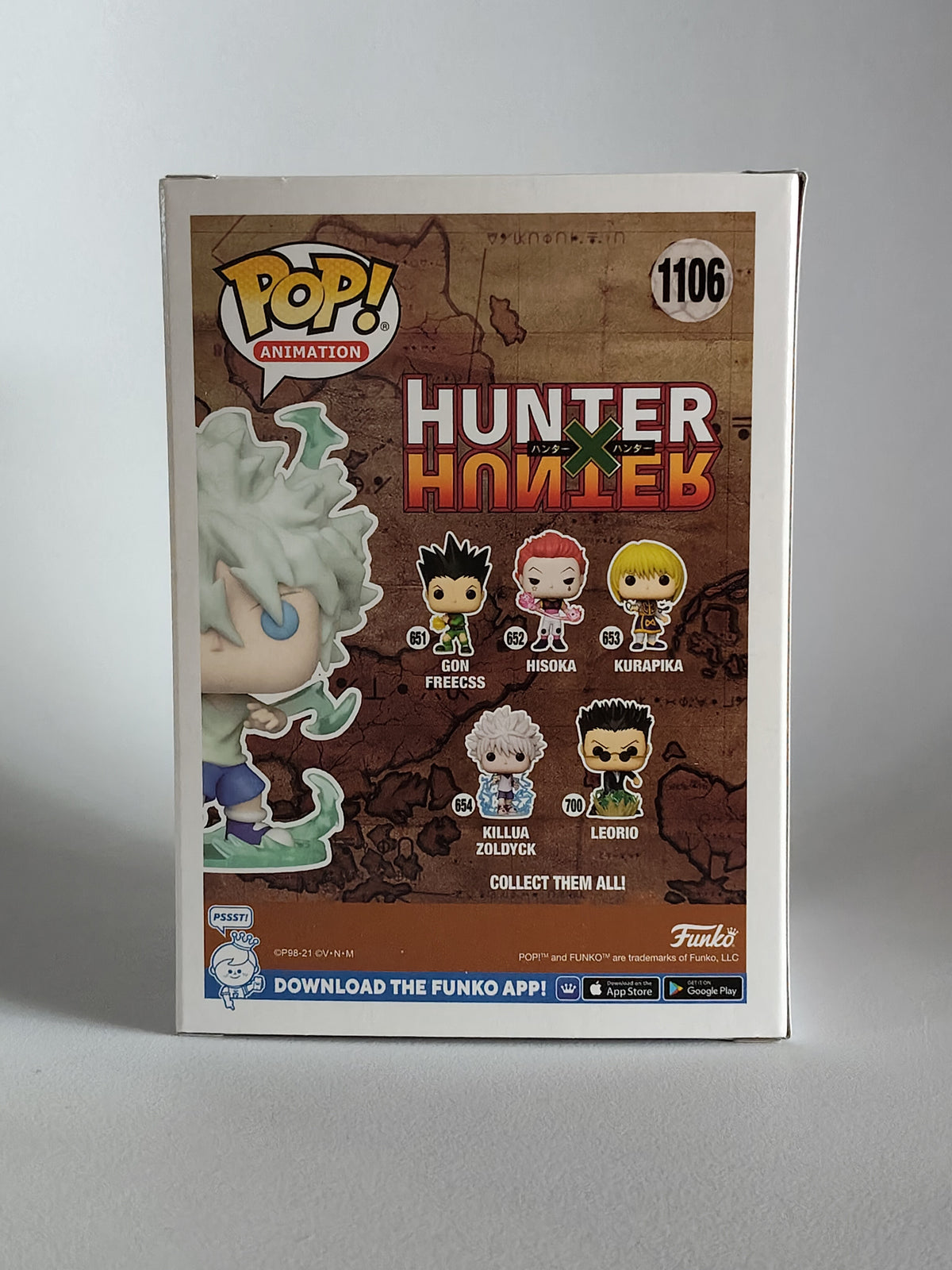 Funko Pop! Hunter x Hunter: Killua Zoldyck (Godspeed) #1106 Special Edition (Near Mint)