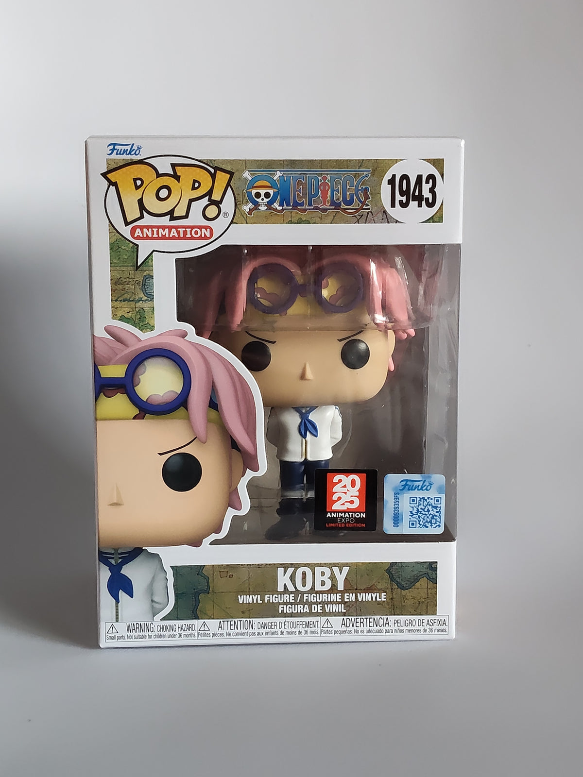 Funko Pop! One Piece: Koby #1943 2025 Animation Expo Exclusive