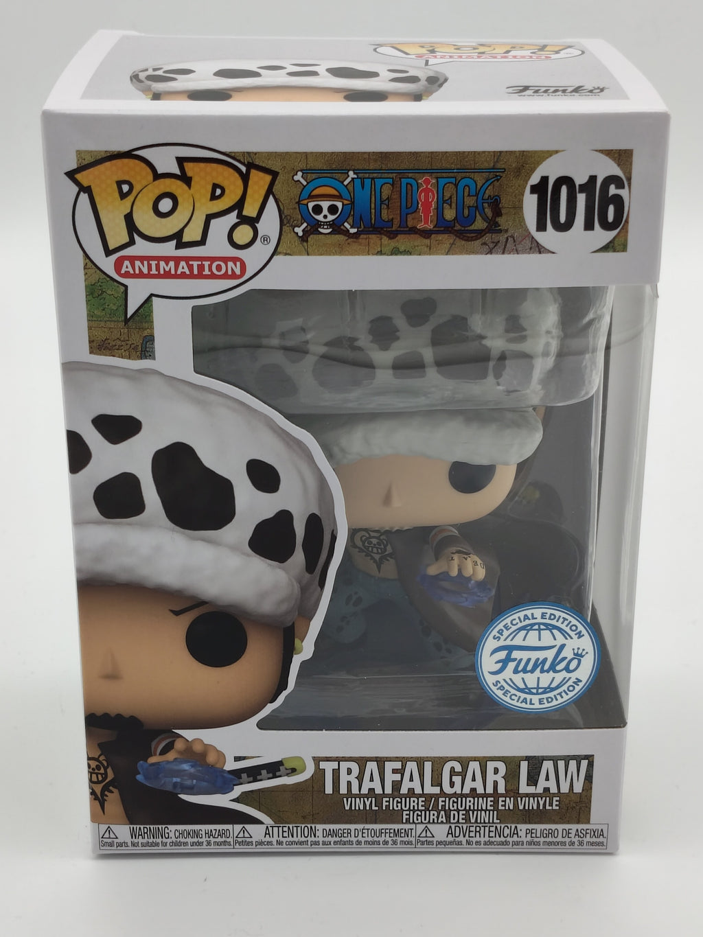 Funko Pop! Animation: One Piece – Trafalgar Law #1016 (Special Edition) – Excellent to Near Mint