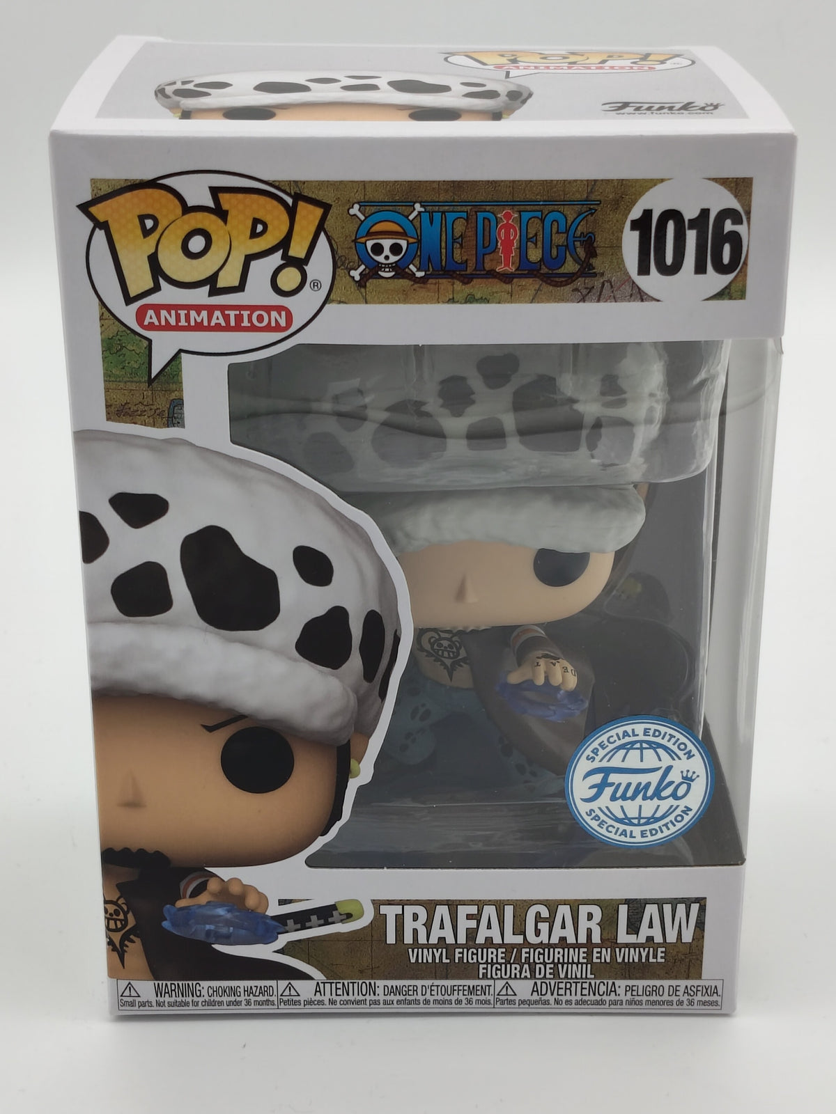 Funko Pop! Animation: One Piece – Trafalgar Law #1016 (Special Edition) – Excellent to Near Mint