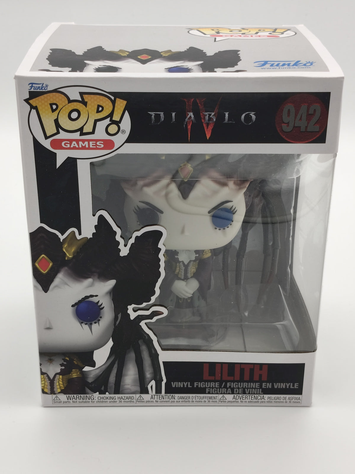 Funko Pop! Games: Diablo IV – Lilith #942 (Super Sized 6") – Excellent Box