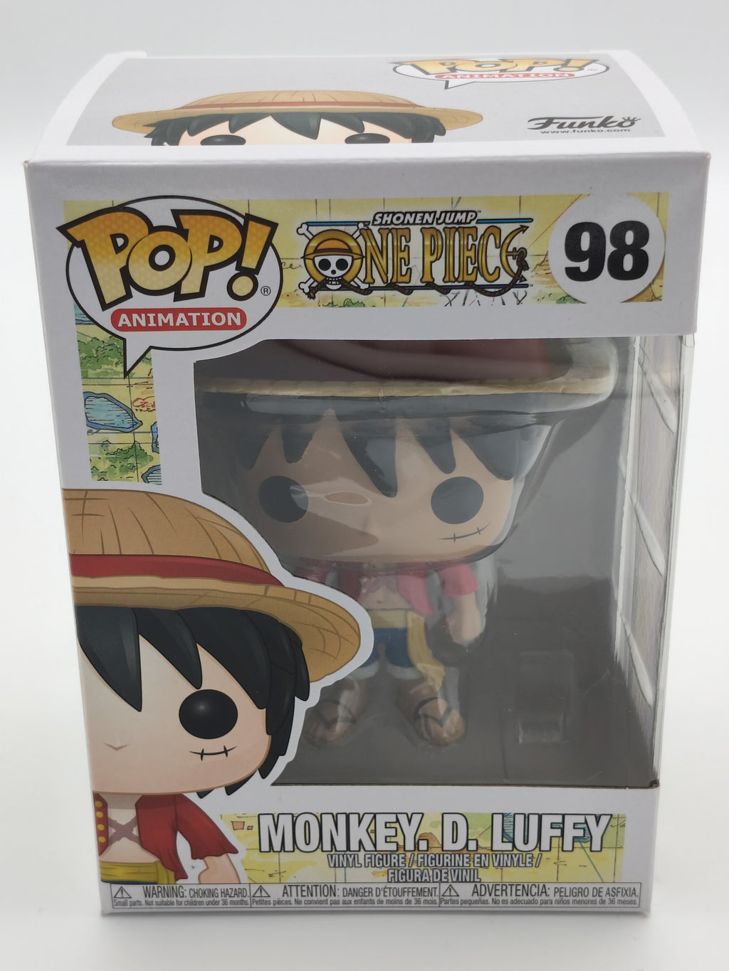Funko Pop! Animation: One Piece – Monkey D. Luffy #98 (2023 Re-release) – Near Mint to Excellent