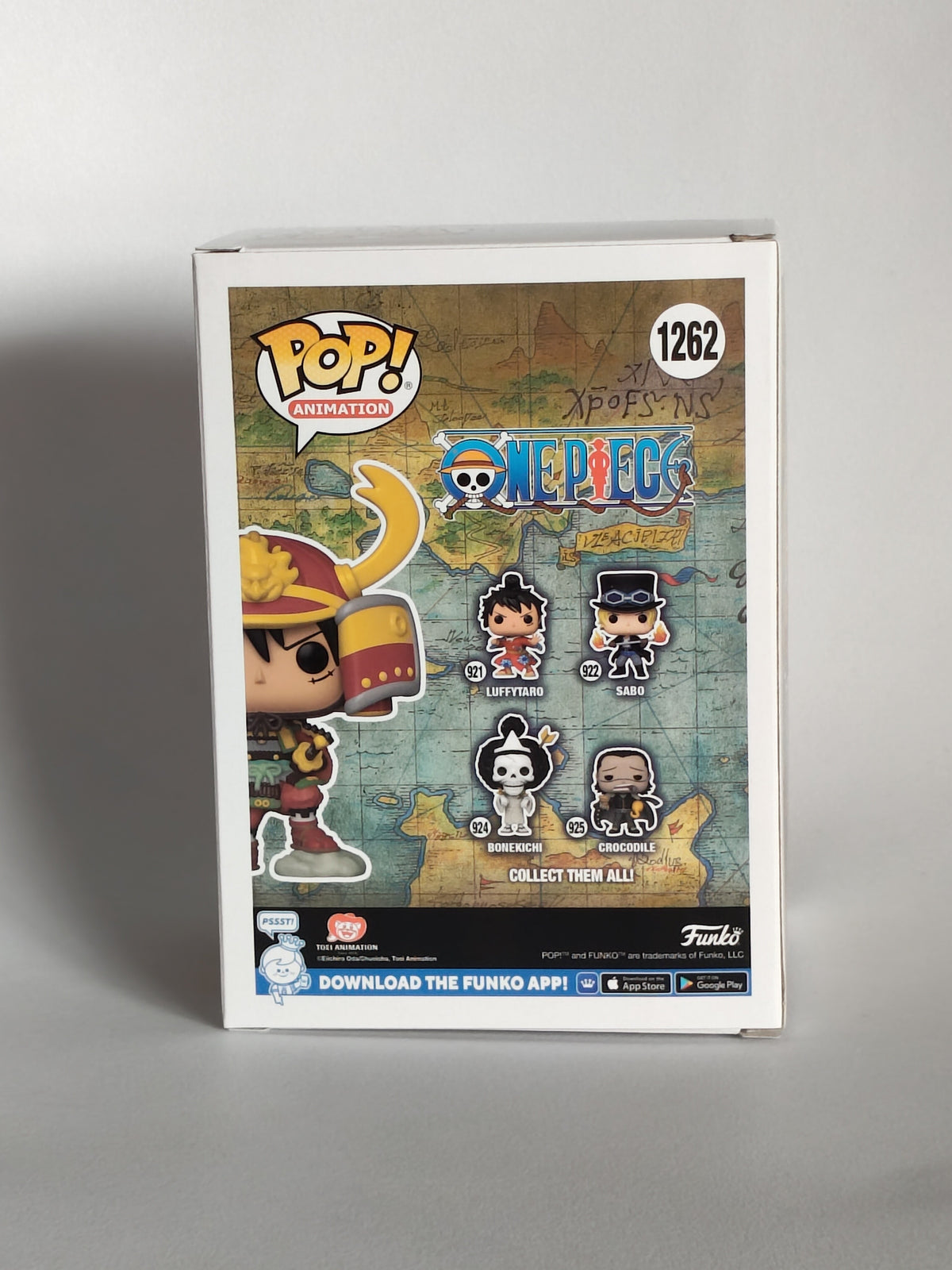 Funko Pop! One Piece: Armored Luffy #1262 (Metallic Chase / Funko Shop Exclusive)