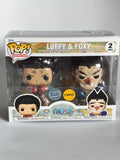 Funko Pop! Animation: One Piece – Luffy & Foxy (Battle Damaged) 2-Pack (Special Edition Exclusive)