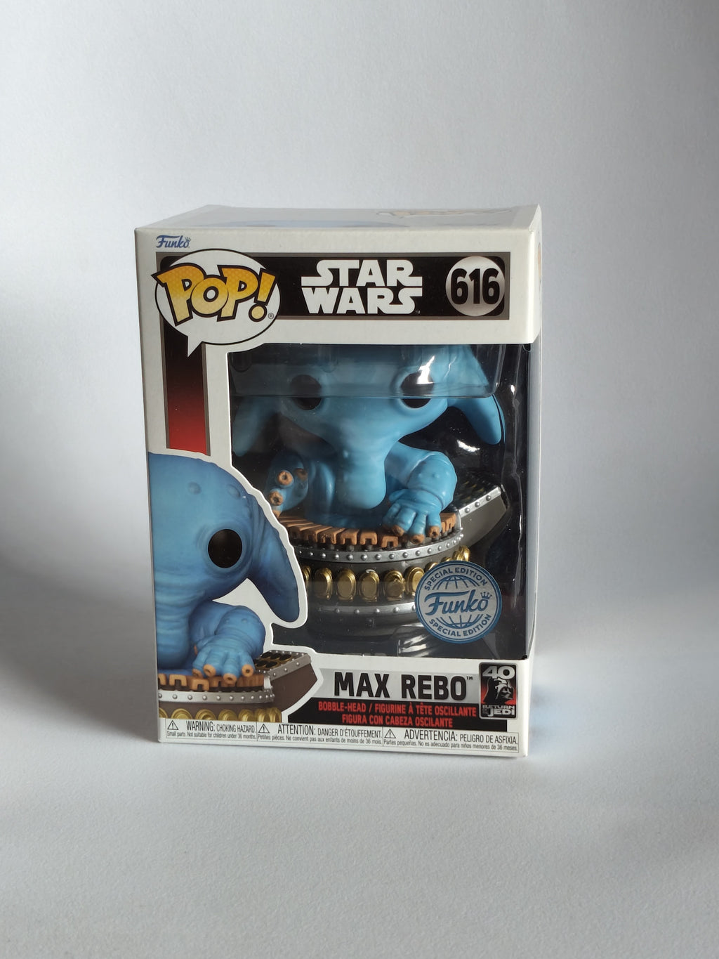 Funko Pop! Star Wars: Return of the Jedi 40th Anniversary – Max Rebo #616 Special Edition
