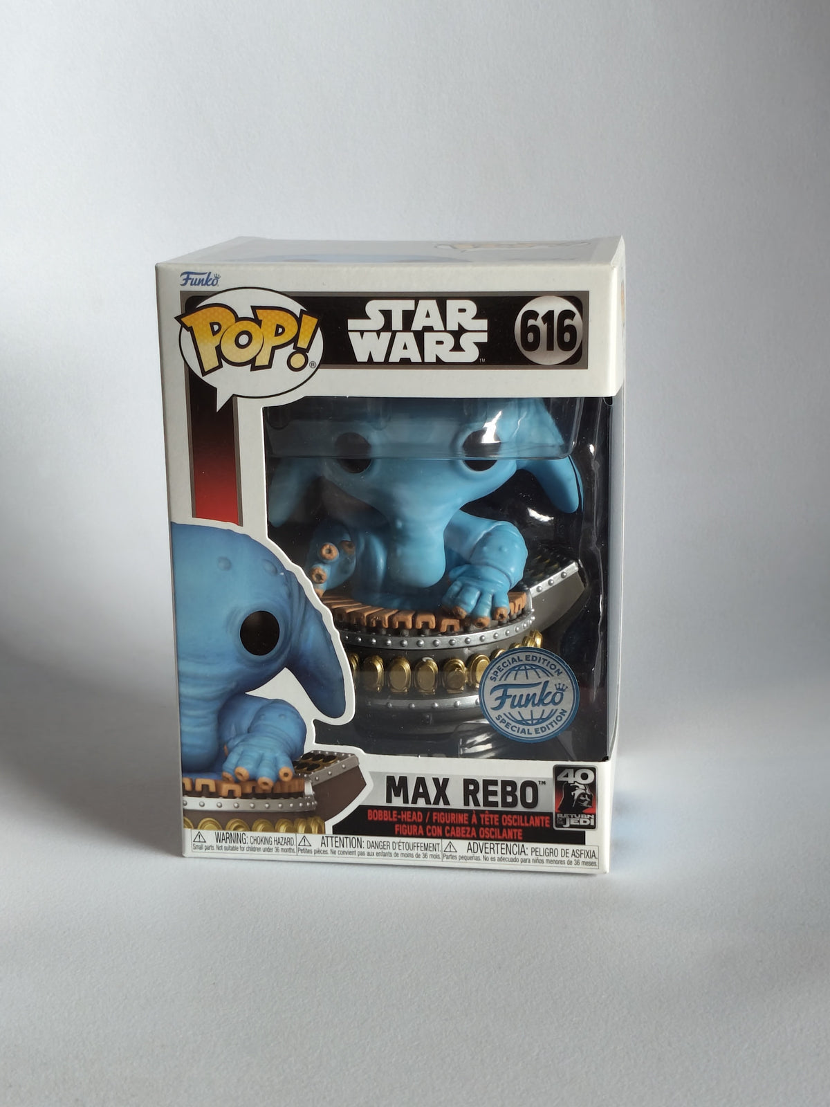 Funko Pop! Star Wars: Return of the Jedi 40th Anniversary – Max Rebo #616 Special Edition