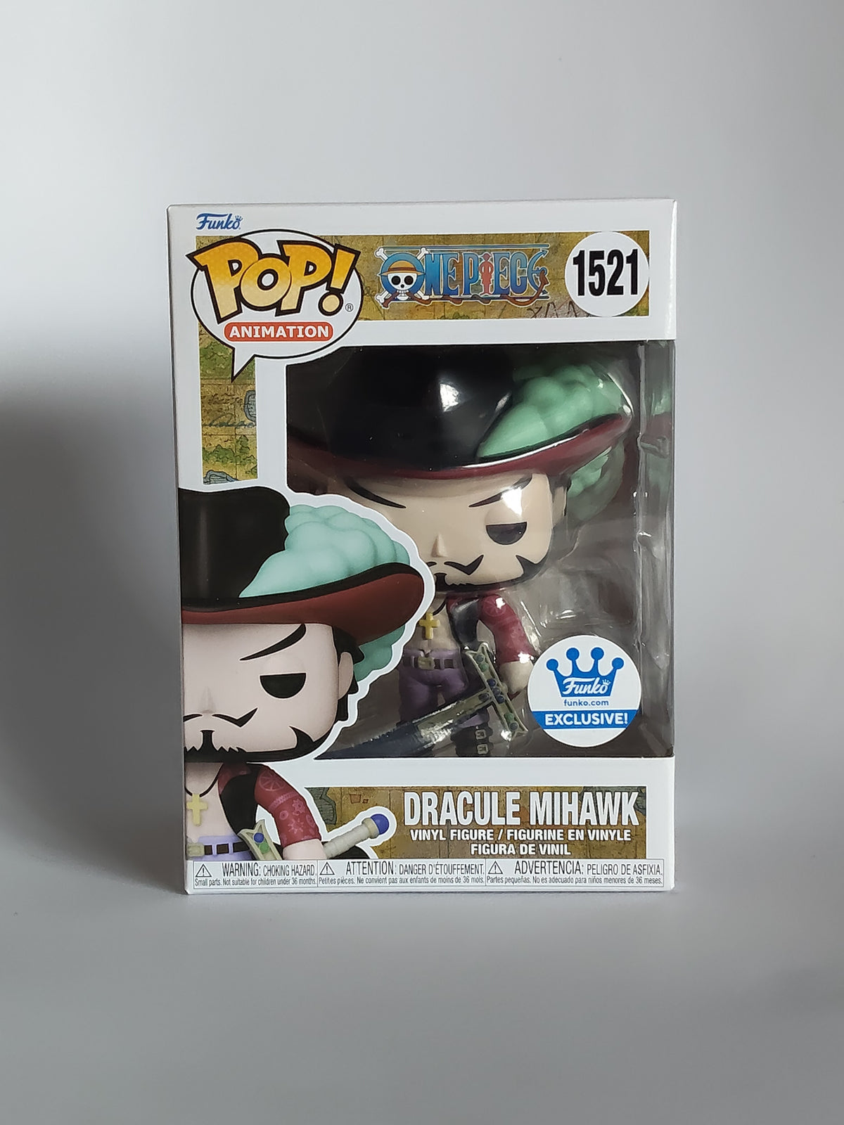 Funko Pop! One Piece: Dracule Mihawk #1521 Funko Shop Exclusive (Near Mint)