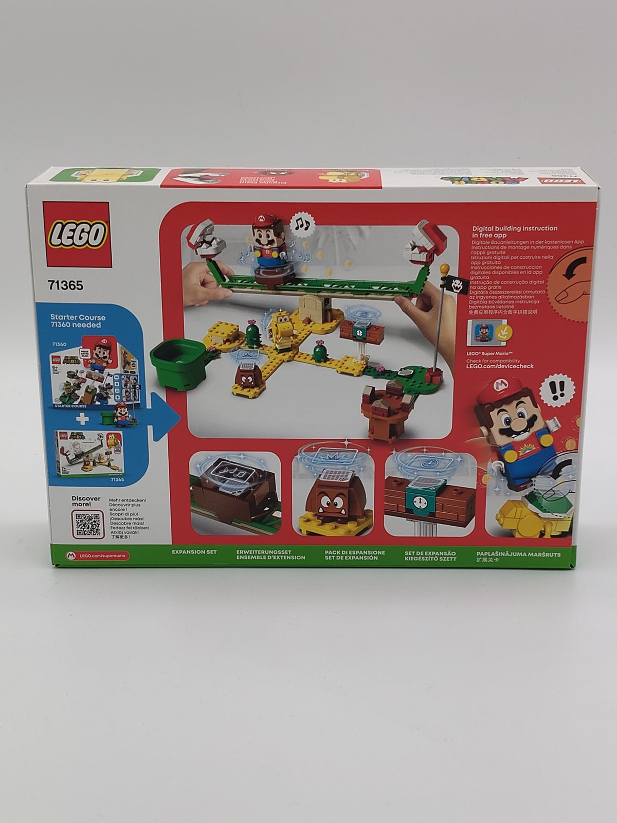 LEGO Super Mario: Piranha Plant Power Slide Expansion Set 71365 (New/Sealed - Near Mint)