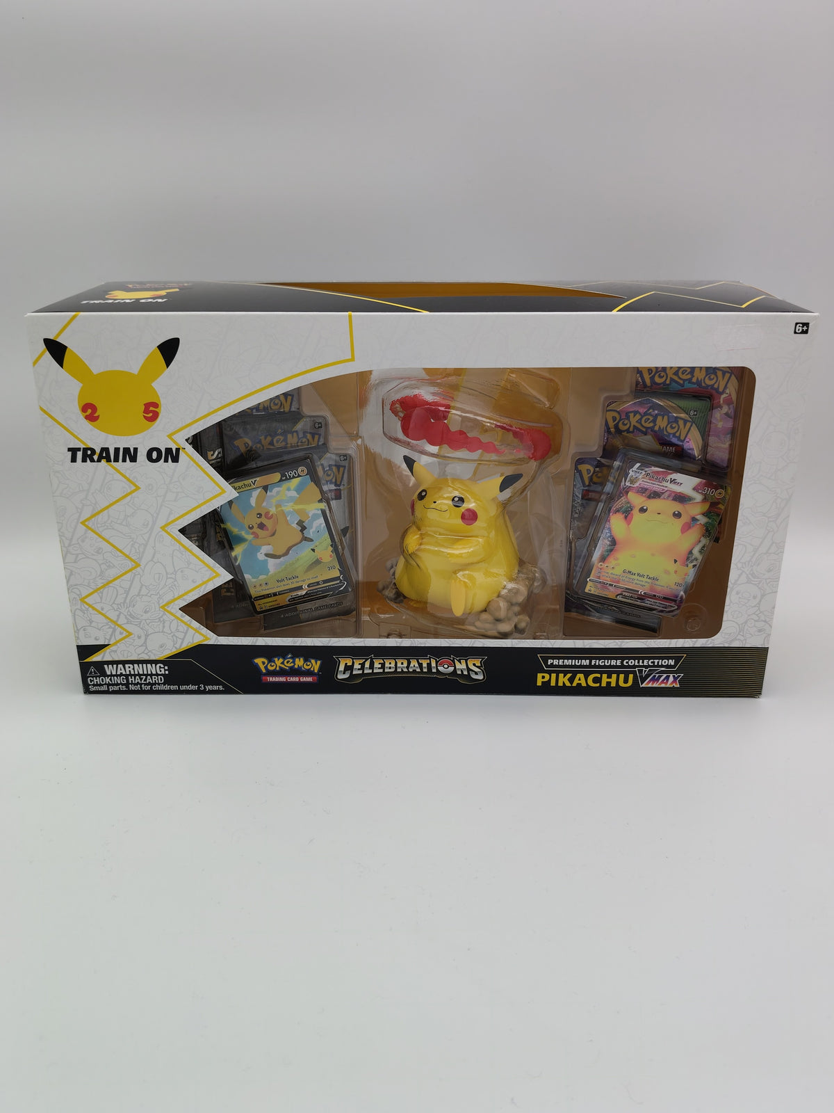 Pokémon TCG: Sword &amp; Shield – Celebrations Premium Figure Collection: Pikachu VMAX (New / Sealed - Near Mint to Excellent)