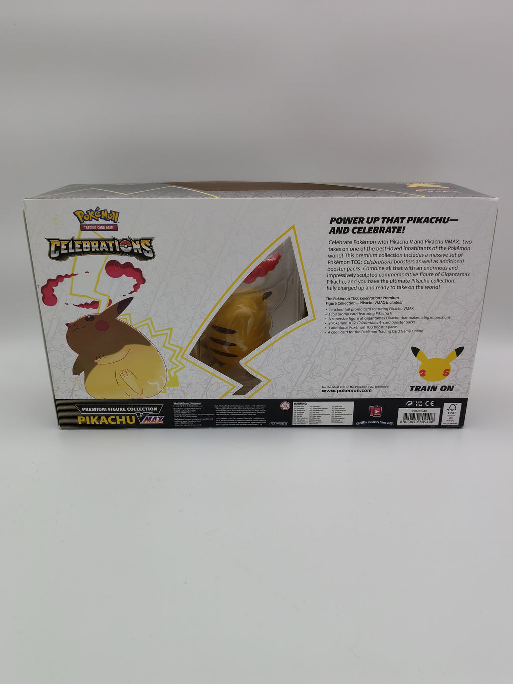 Pokémon TCG: Sword &amp; Shield – Celebrations Premium Figure Collection: Pikachu VMAX (New / Sealed - Near Mint to Excellent)