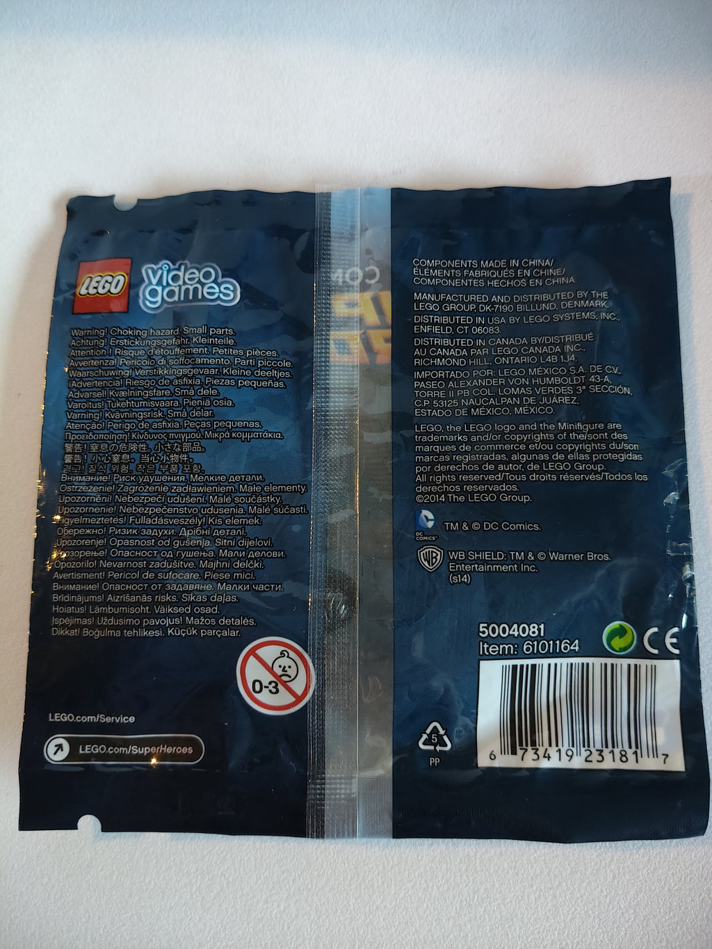 LEGO DC Comics Super Heroes: Plastic Man Polybag 5004081 (New/Sealed - Near Mint)