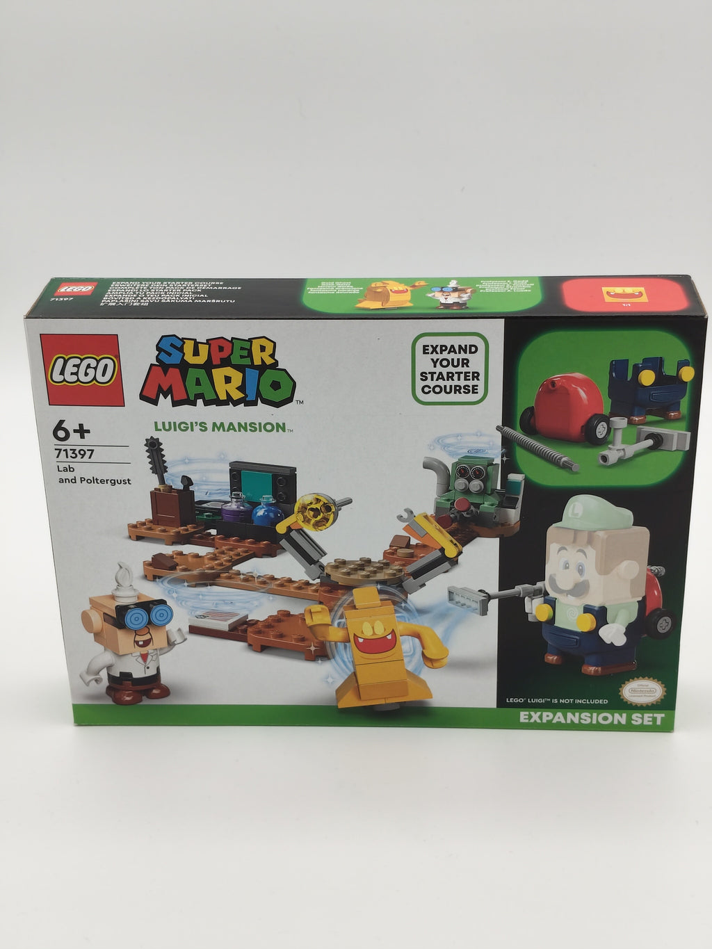 LEGO Super Mario: Luigi's Mansion Lab and Poltergust Expansion Set 71397 (New/Sealed)