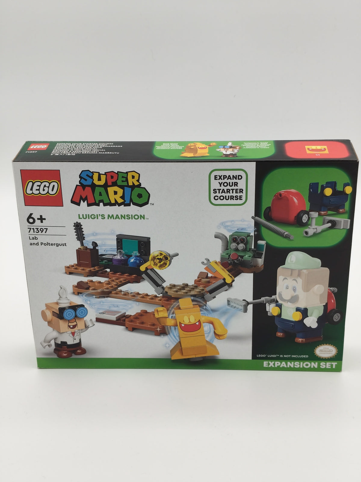 LEGO Super Mario: Luigi's Mansion Lab and Poltergust Expansion Set 71397 (New/Sealed)