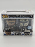 Funko Pop! Star Wars: The Clone Wars – Pong Krell vs. Captain Rex 2-Pack (Special Edition)