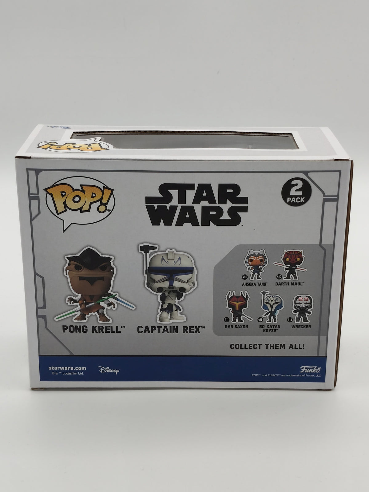 Funko Pop! Star Wars: The Clone Wars – Pong Krell vs. Captain Rex 2-Pack (Special Edition)