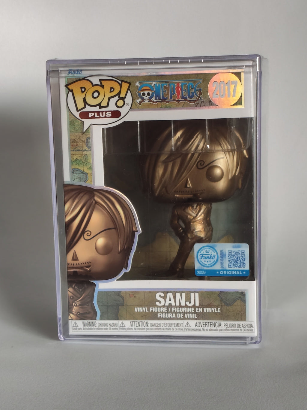 Funko Pop! Plus One Piece: Sanji Bronze Statue #2017 (Funko Shop Exclusive)
