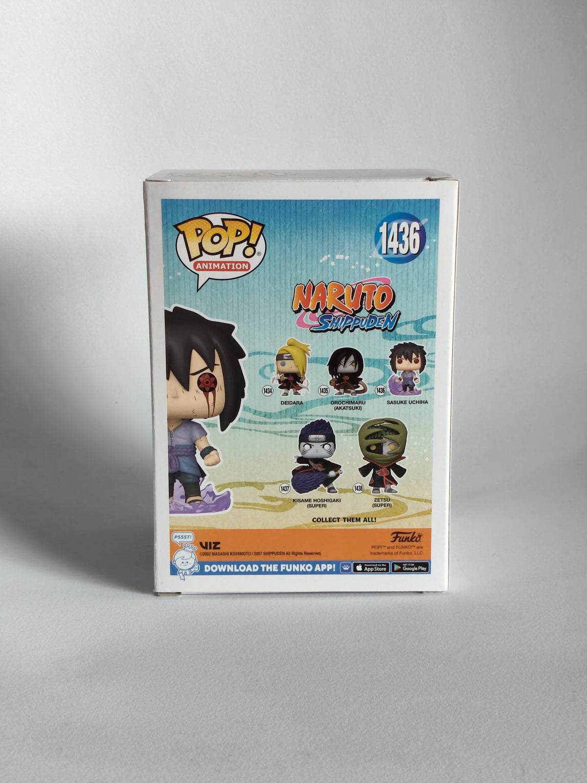 Funko Pop! Animation: Naruto Shippuden – Sasuke Uchiha #1436 (Glows in the Dark / Funko Shop Exclusive)