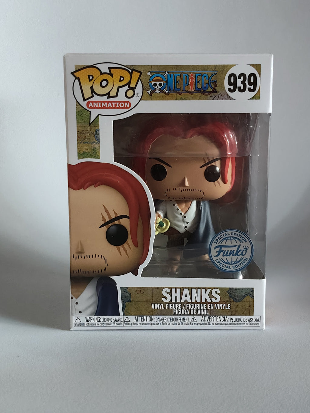 Funko Pop! One Piece: Shanks #939 Special Edition