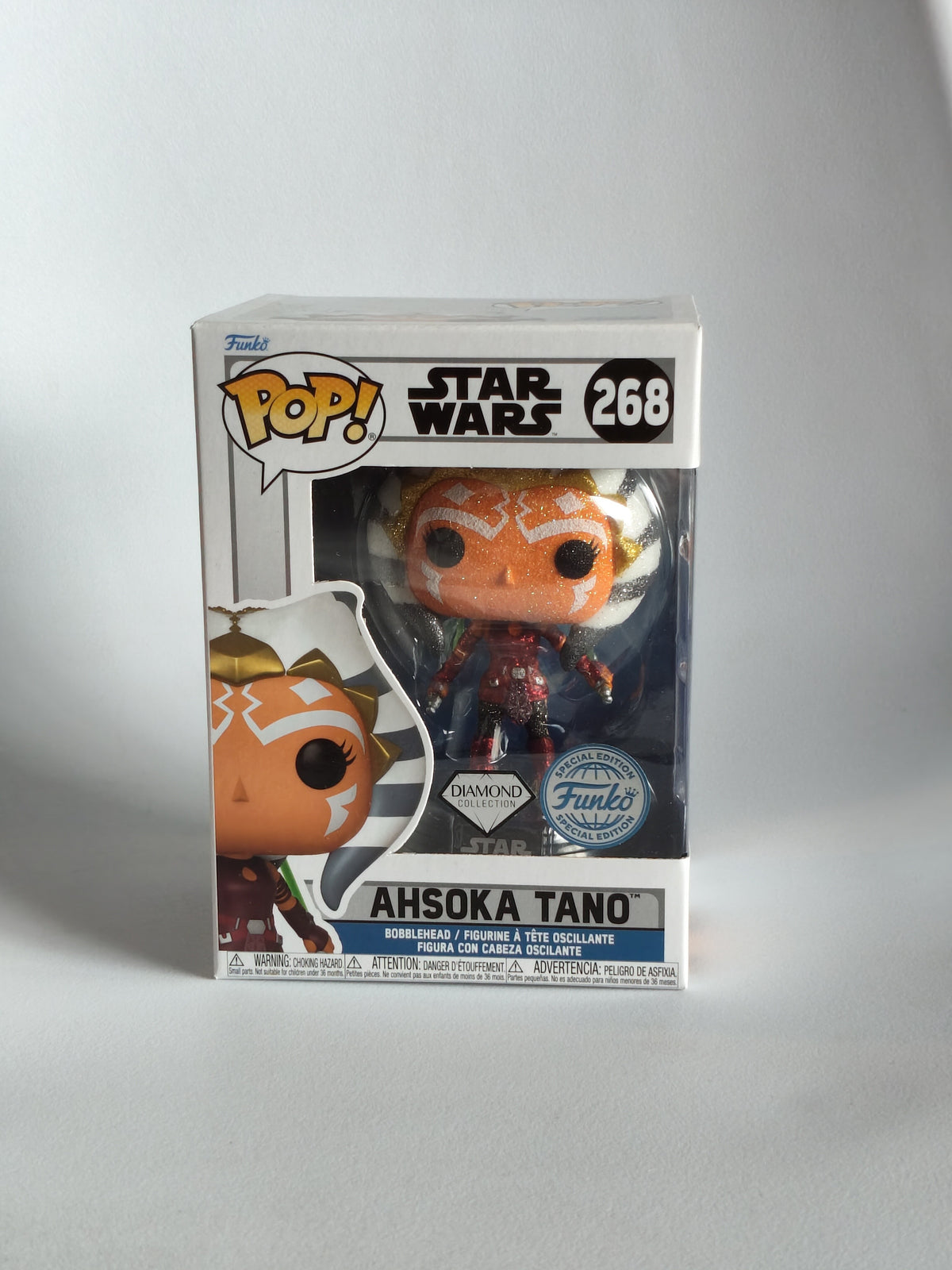 Funko Pop! Star Wars: The Clone Wars – Ahsoka Tano #268 Special Edition Diamond Collection