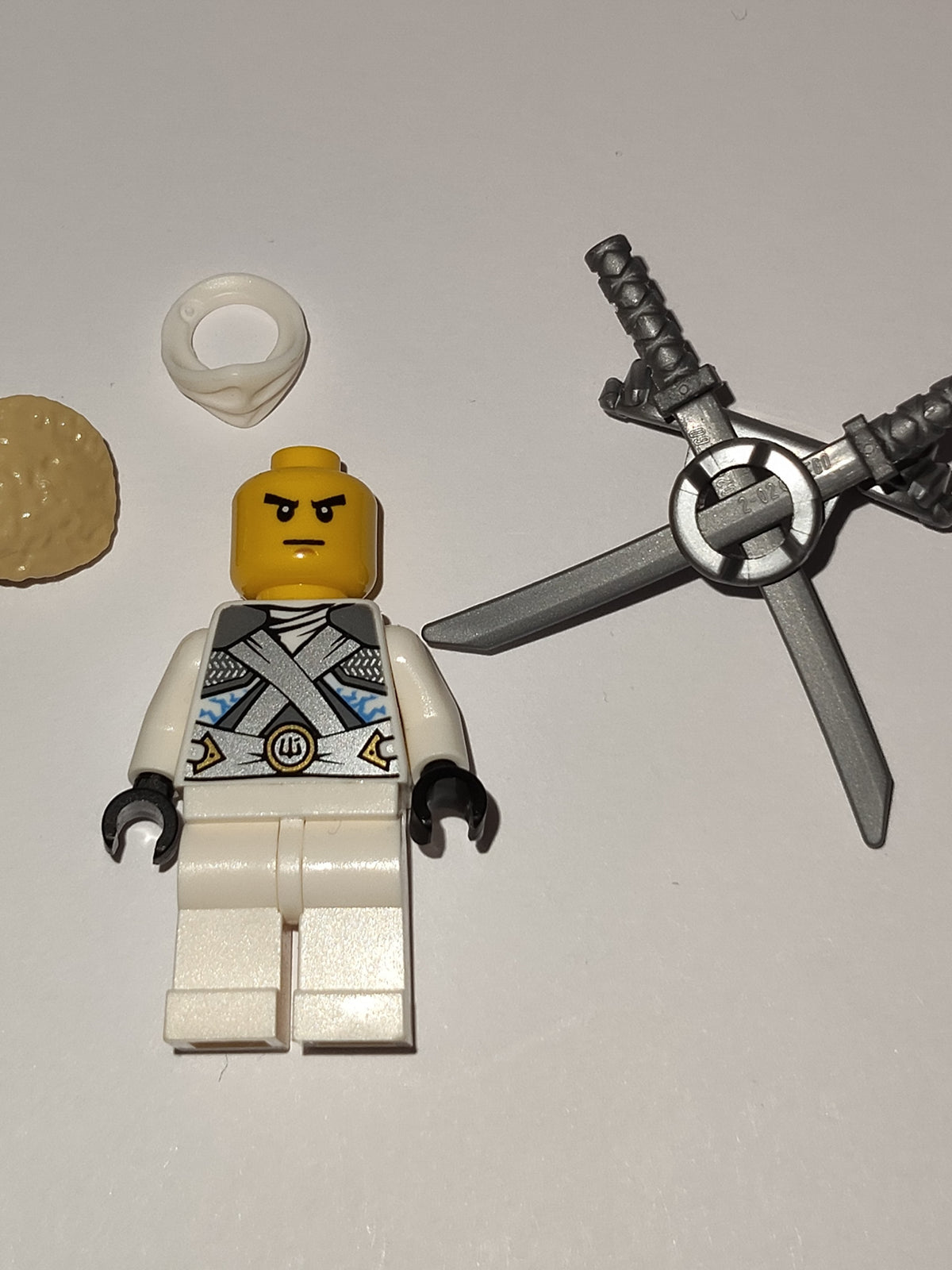 LEGO Ninjago: Zane – Rebooted, Stone Armor Minifigure njo106 (Used / Excellent)