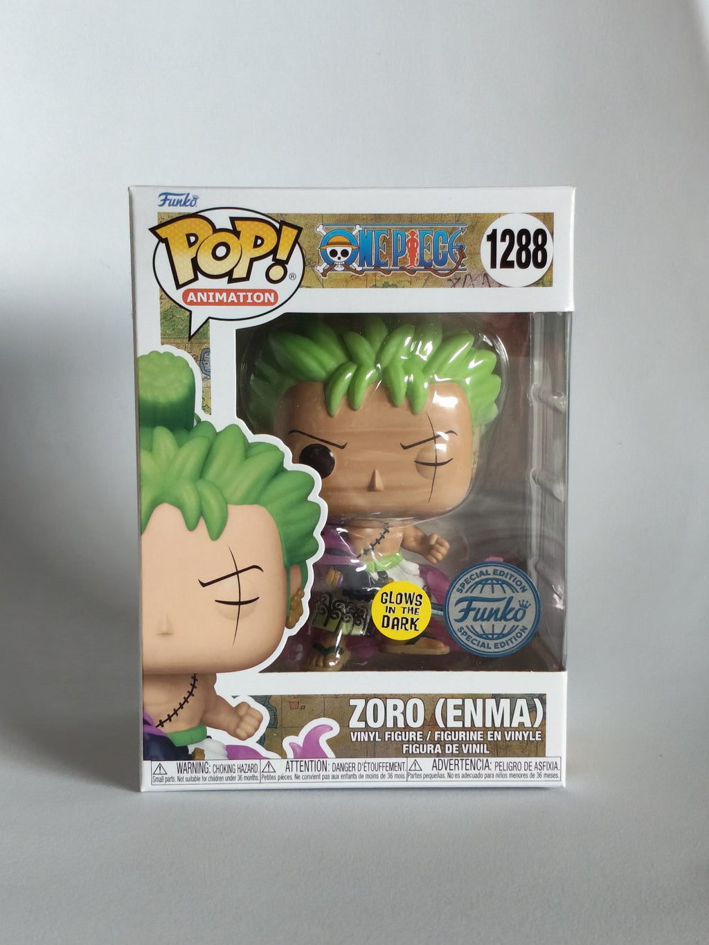 Funko Pop! One Piece: Zoro (Enma) (Glow in the Dark) #1288 Special Edition